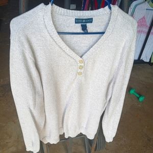 XL tan sweater